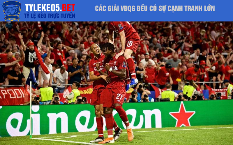 Các giải VĐQG đều có sự cạnh tranh lớn