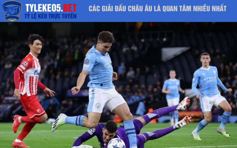 Các giải đấu Châu Âu là quan tâm nhiều nhất