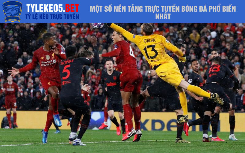 Một số nền tảng trực tuyến bóng đá phổ biến nhất
