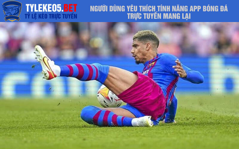 Người dùng yêu thích tính năng app bóng đá trực tuyến mang lại